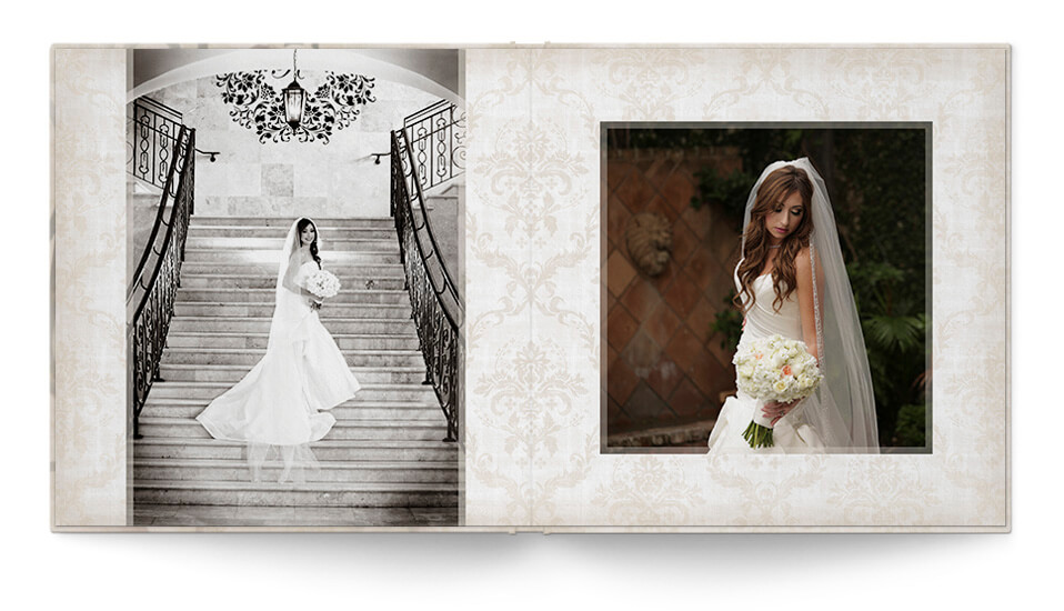 Black and White Bridal Book