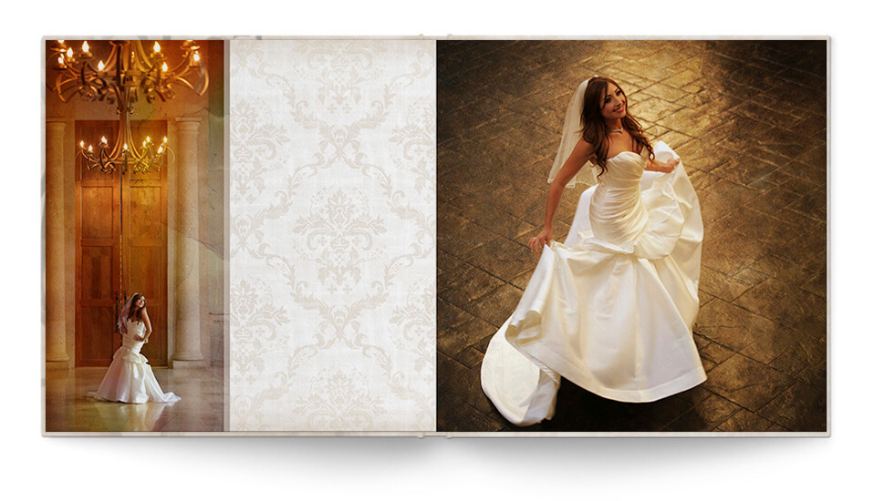 Black and White Bridal Book