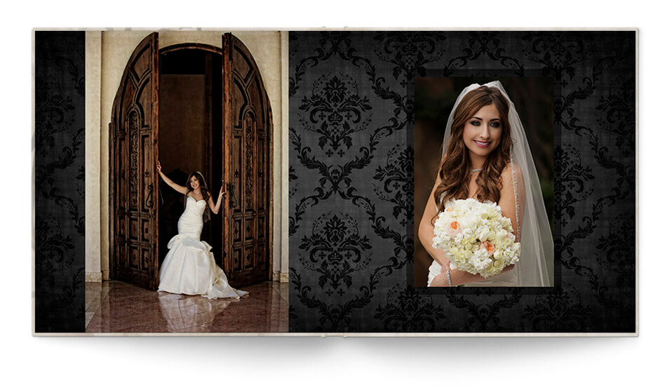 Black and White Bridal Book