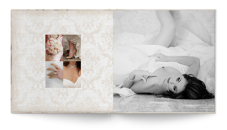 Black and White Bridal Book