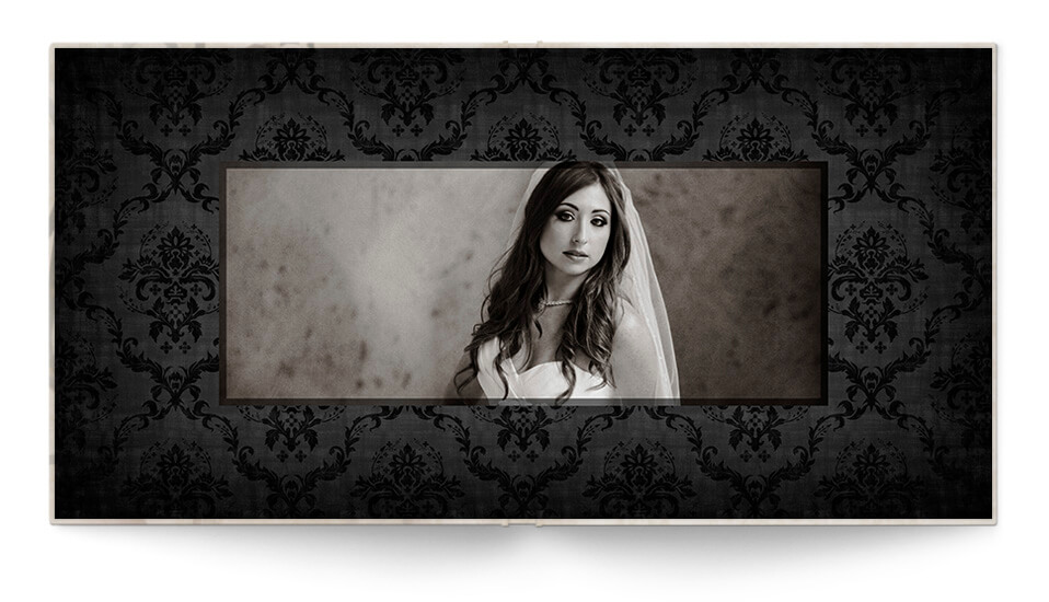 Black and White Bridal Book