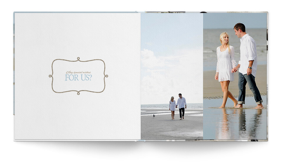 Two if by Sea Reception Book