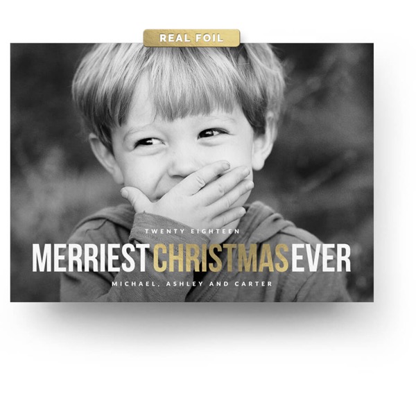 Merriest Christmas Christmas Card