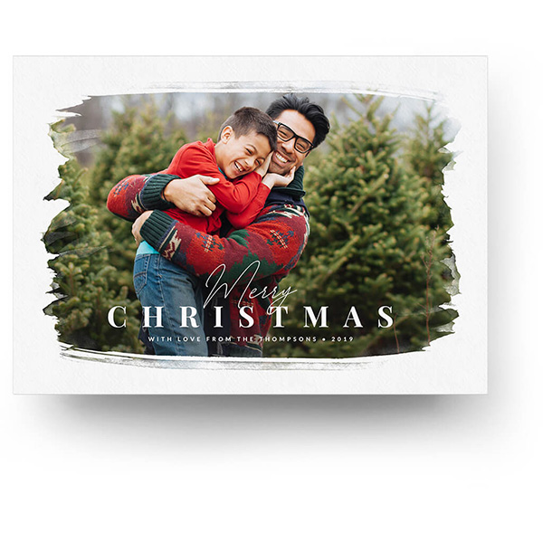 Brushed Christmas Card