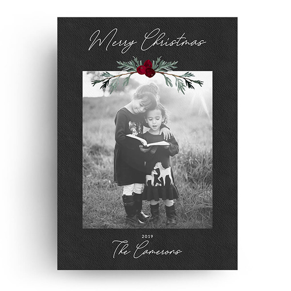 Festive Sprig Christmas Card