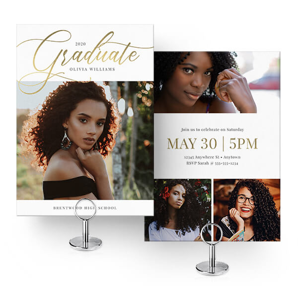 Delicate Senior Graduation Card