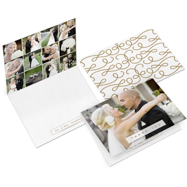 Banner Folding Thank You Card