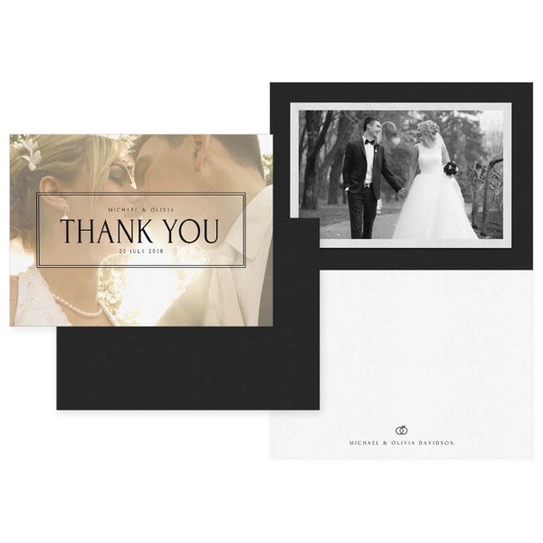 Snapshot Folding Thank You Card