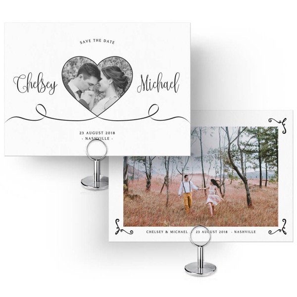 All My Heart Save the Date Card