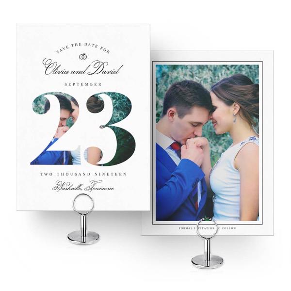 Formal Save the Date Card