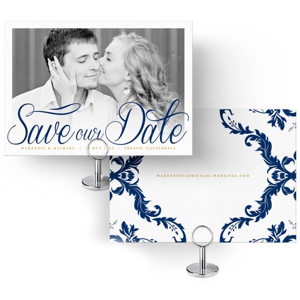 Script Save the Date Card